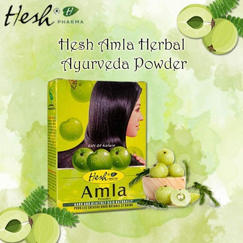 Hesh Amla Powder - 100g for Dark and Healthy Hair - Image 2