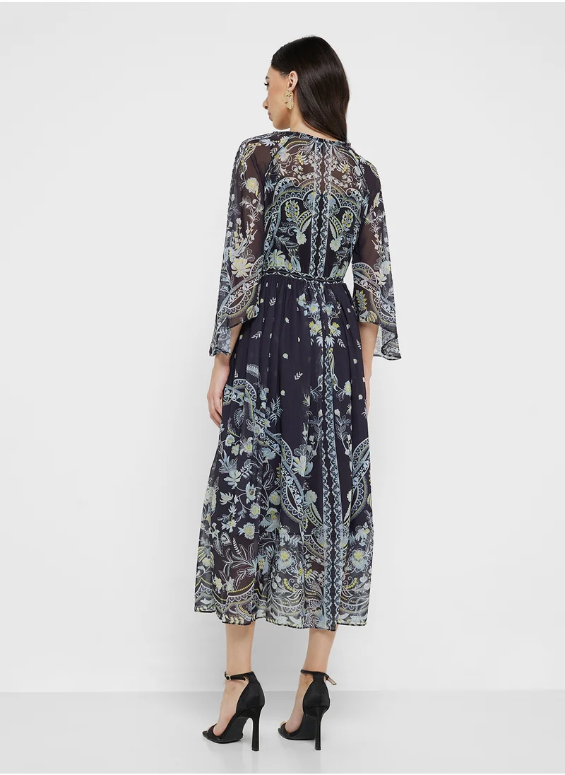 ايلا Floral Print Dress