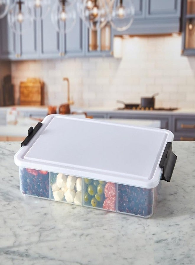 Sabatier Snacklebox 2-piece Set with Cutting Board Lids - Image 2