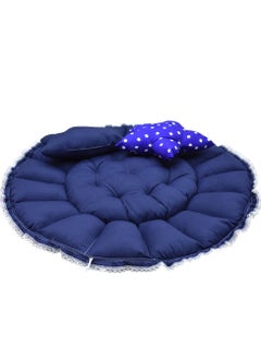 molody Round Baby Nest Bedding, Bee-Shaped Head Protection Pillow And Sitting Training Chair  - Image 2