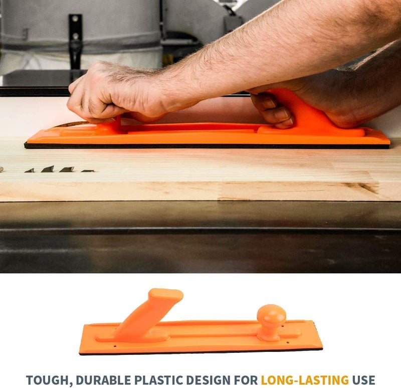 POWERTEC 72101 Push Block and Push Stick 5-pc Set and 120V/230V Safety Locking Switch for Table Saws, Router Tables, Band Saws & Jointers, Hand Protection Push Tools for Woodworking - Image 5