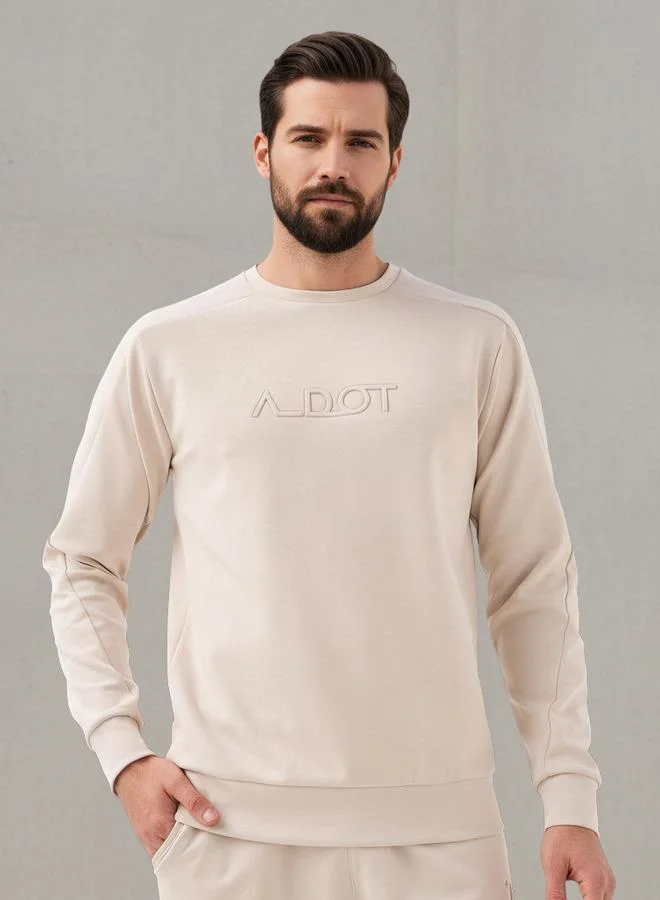 Splash Active Men Performance Embossed Sweatshirt