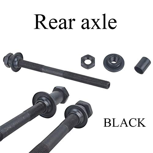 Pro Bamboo Kitchen 1 Pair Durable Steel Axles Black Hollow Hub Shaft Front and Rear Axle Kit MTB Quick Release Bicycle Hub 108mm, 145mm for Mountain MTB Bike - Image 5