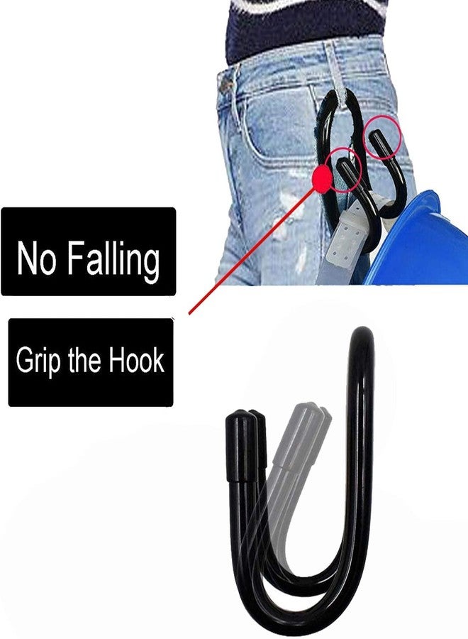 Pmsanzay Universal Over The Seat Hard Hat Rack,Hard Hat Holder Back Seat Hanger Headrest Hook - Strong & Flexible - Simple, Easy to Bend into The Needed Shape and Holds Hard hat and Vest with Ease. - Image 5