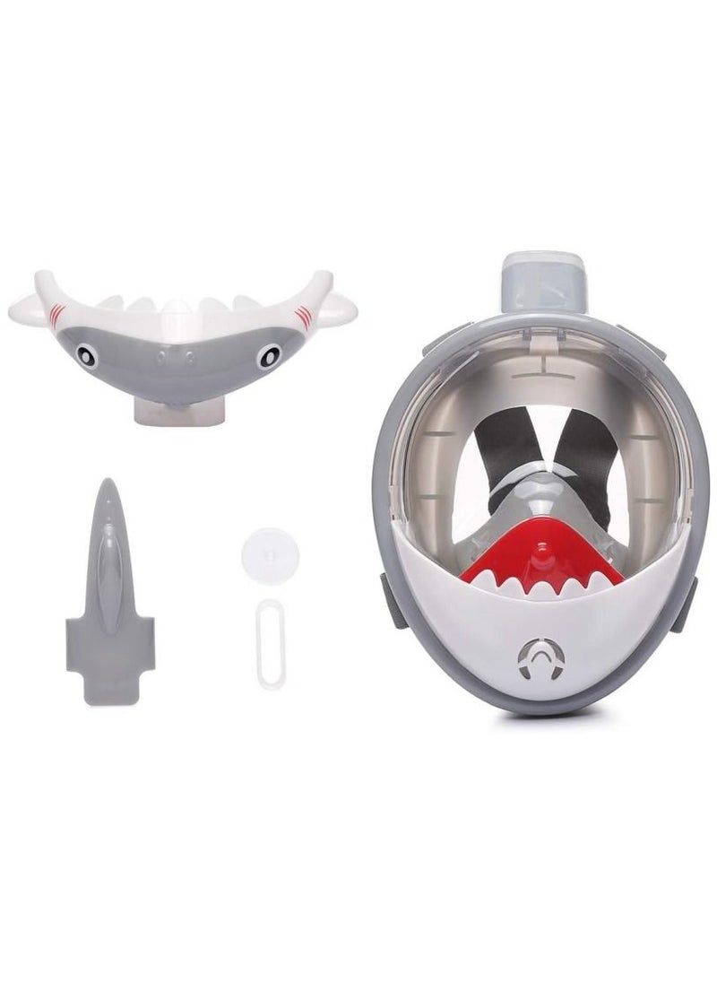 M MIAOYAN Shark Sharp Snorkeling Mask for Kid HD Seaview Anti Fog Anti Leak Diving Mask  - Image 5