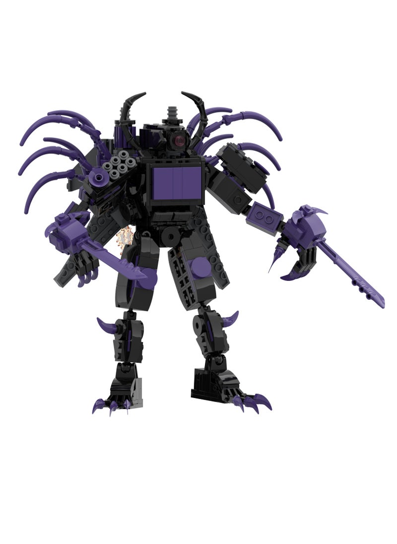 General Skibidi Toilet Man Toy Building Blocks 606Pcs Newly Upgraded Titan Toy Ideas Toys Battle Horror Game Model Ideas Toys Gifts for Adult & Kids  - Image 2