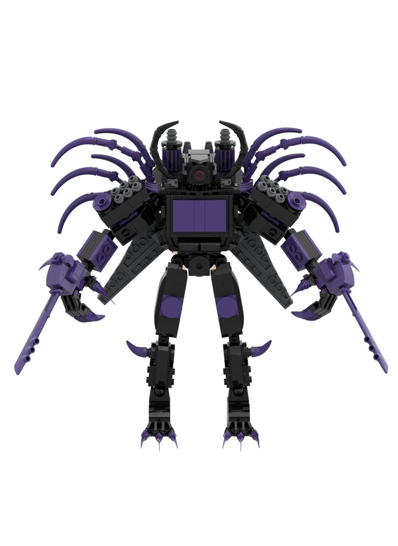 General Skibidi Toilet Man Toy Building Blocks 606Pcs Newly Upgraded Titan Toy Ideas Toys Battle Horror Game Model Ideas Toys Gifts for Adult & Kids  - Image 3