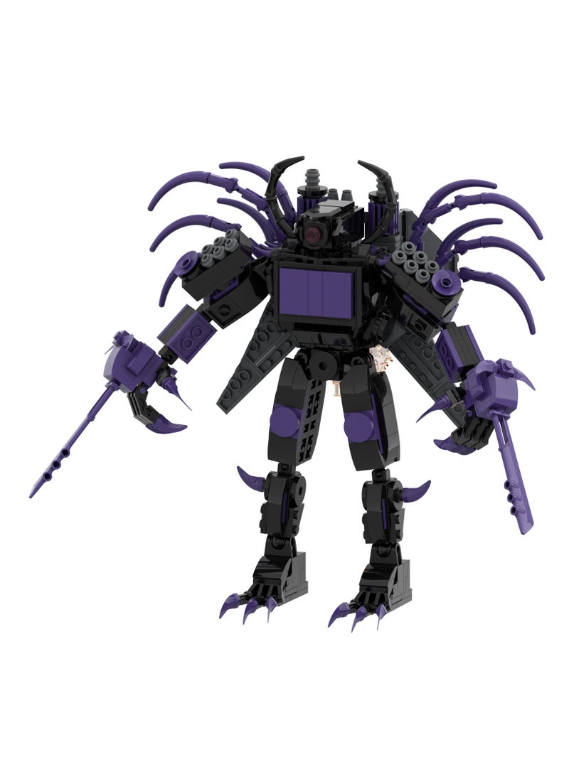 General Skibidi Toilet Man Toy Building Blocks 606Pcs Newly Upgraded Titan Toy Ideas Toys Battle Horror Game Model Ideas Toys Gifts for Adult & Kids  - Image 5