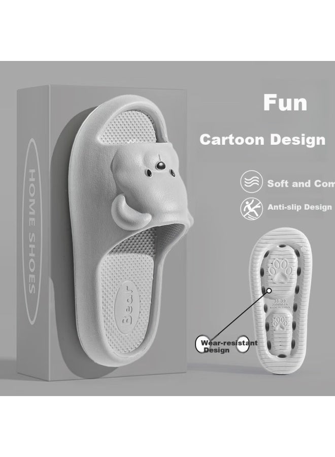 She enjoys Sheen Cartoon Parent-child Indoor Bathroom Shower Slippers Tg330 Pink Size 34/35 - Image 4