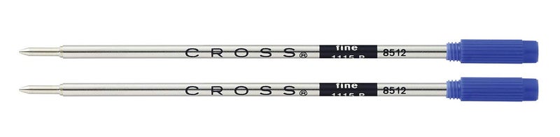 Cross Universal Ballpoint Pen Refill, Fine Point, Blue, 2-Pack (8512-2) - Image 2