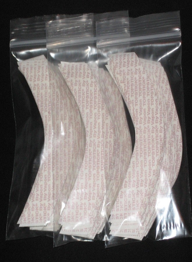 Vapon TOPSTICK Plus Custom Cut Front B Curve Tape,Clear,Double-Sided 75 Strips. - Image 4