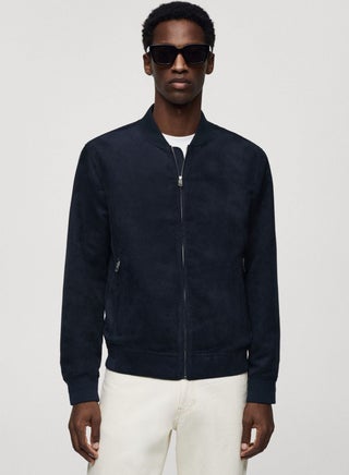 Zip Through Bomber Jacket