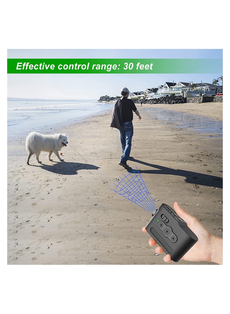 SYOSI Sonic Anti-Barking Device Rechargeable Bark Deterrent Ultrasonic Bark Control Device Ultrasonic Dog Behavior Aid Dual-Mode Bark Controller(Automatic Ultrasonic Anti-Barking and Manual Dog Training) - Image 5