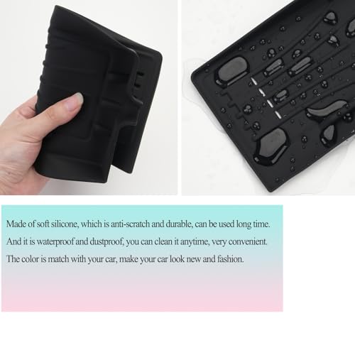 Speechn for Porsche Cayenne Center Console Cover, Silicone Center Console Protector Film for Porsche Cayenne Accessories 2024 (for Cayenne 2024 Black) - Image 4