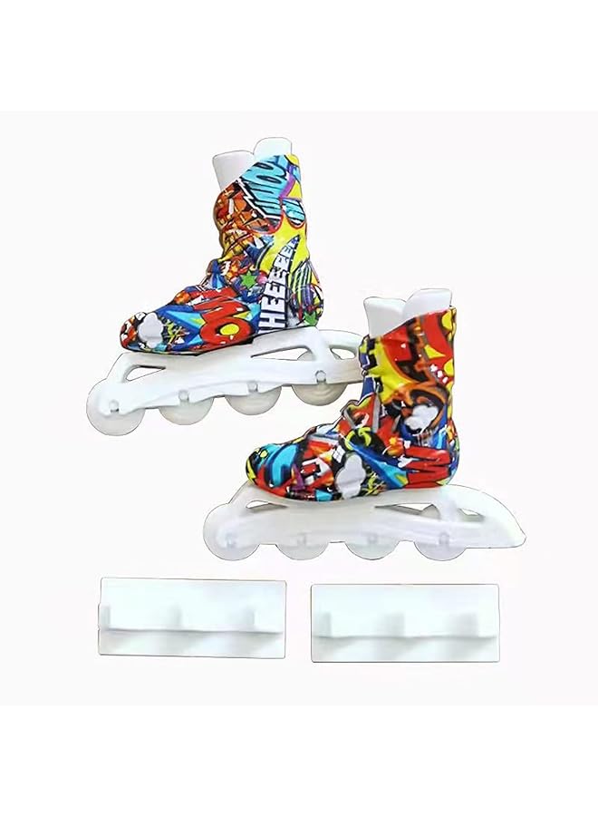 مجموعة ألعاب أصابع صغيرة مكونة من 18 قطعة، ألواح تزلج أصابع للأطفال، دراجات أصابع صغيرة، لوح تأرجح صغير مع عجلات وأدوات بديلة، حركة أطراف الأصابع، هدايا حفلات للأطفال من سن 6 سنوات فما فوق - Image 4