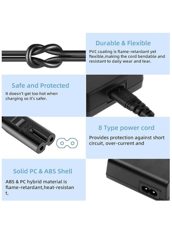 general LC-E10 Battery Charger for Canon LC-E10 LC-E10C LC-E10E Batteries for Canon EOS Rebel T7 T6 T5 T3 T100 4000D 3000D 2000D 1500D 1300D 1200D 1100D Cameras Battery Quick Chargers with Power Supply Cord - Image 5