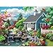 Bits and Pieces 200 Piece Big Piece Jigsaw Puzzle for Seniors 15 x 19 Dream Landscape 200 pc Large Lettered Pieces Jigsaw by Alan Giana - Image 4