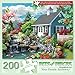 Bits and Pieces 200 Piece Big Piece Jigsaw Puzzle for Seniors 15 x 19 Dream Landscape 200 pc Large Lettered Pieces Jigsaw by Alan Giana - Image 2