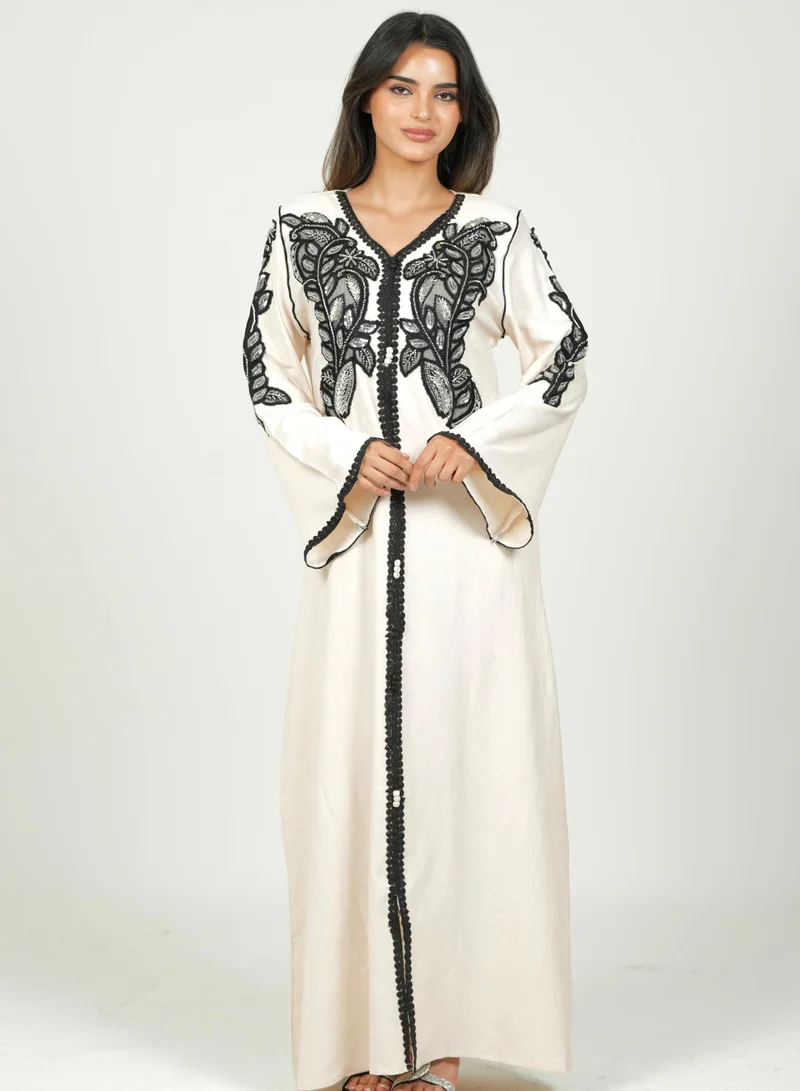 AL BENT AL SHARQIEH embroidred jalabiya dress