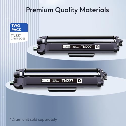 WEAREC Compatible Toner Cartridge Replacement for Brother TN227 TN227BK TN-223BK TN223BK for MFC-L3770CDW HL-L3290CDW HL-L3230CDW MFC-L3750CDW L3710CW L3210CW Printer (Black ,2-Pack) - Image 4