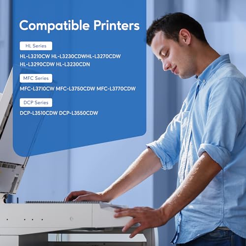 WEAREC Compatible Toner Cartridge Replacement for Brother TN227 TN227BK TN-223BK TN223BK for MFC-L3770CDW HL-L3290CDW HL-L3230CDW MFC-L3750CDW L3710CW L3210CW Printer (Black ,2-Pack) - Image 2