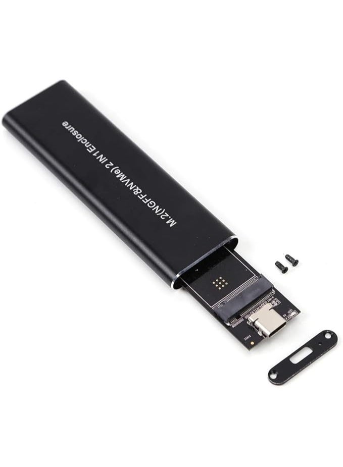 M.2 NVMe to USB-C Enclosure – 10Gbps High-Speed External SSD Adapter – PCIe M-Key SSD to USB 3.1 Gen2 Hard Drive Box - Image 5