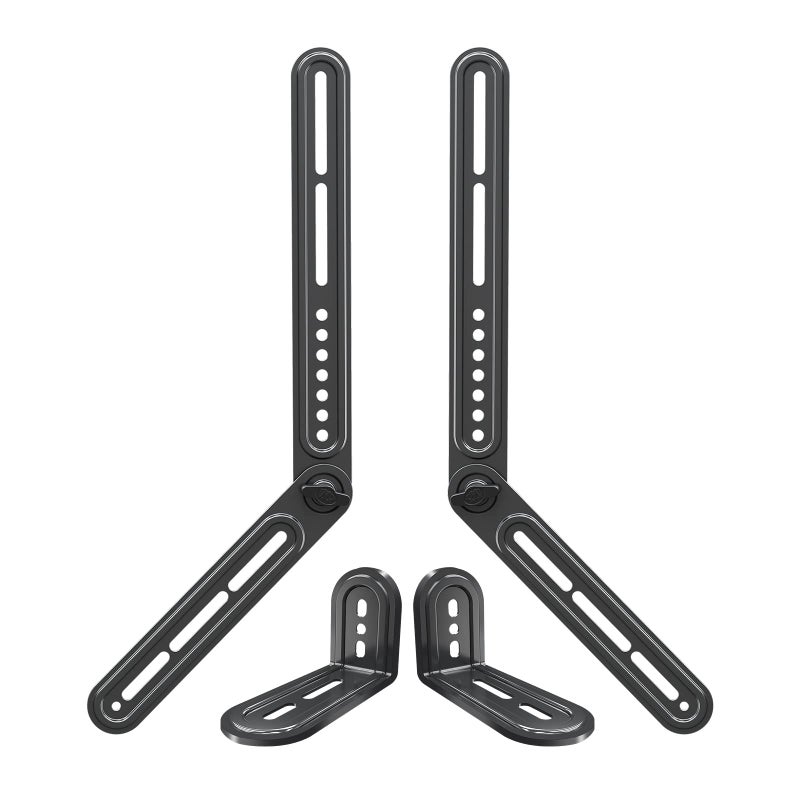 Mounting Dream Soundbar Bracket Sound Bar TV Mount for Mounting Above or Under TV with Detachable Extension Plates, Fit Most Sound bar Mounting Holes at the Rear, up to 6.8 KG, MD5420-021 - Image 1