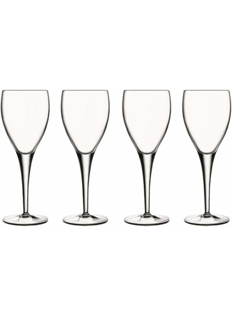 Luigi Bormioli Luigi Bormioli Michelangelo Masterpiece 11.5 oz Glasses - Sparkx Ultra-Clear Crystal Glass, Durable Titanium Reinforced Stems - Fine Laser-Cut Rims - Dishwasher Safe (Set of 4) - Image 1