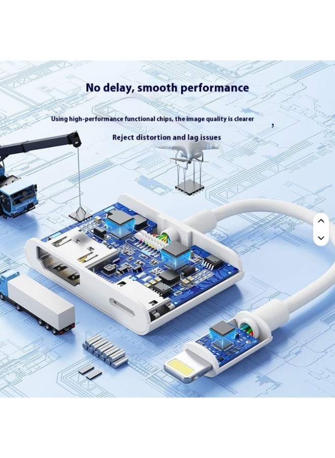 mpBLBERRI MP BLBERRI Lightning to HDMI Video Adapter with Charging Port – iPhone to HDMI Converter 2K FHD for TV, Monitor & Projector – BLB-OT553 - Image 5