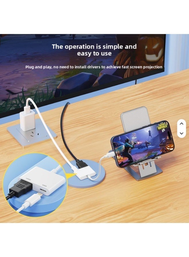mpBLBERRI MP BLBERRI Lightning to HDMI Video Adapter with Charging Port – iPhone to HDMI Converter 2K FHD for TV, Monitor & Projector – BLB-OT553 - Image 5