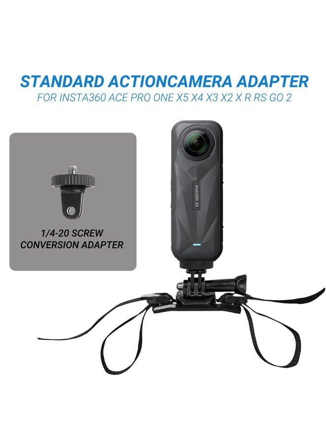 Sruim Vented Helmet Strap Mount for Insta360 ACE Pro One X5 X4 X3 X2 X R RS GO 2, Go pro Hero 13 and DJI OSMO Action 5 Pro Action Camera - Image 4