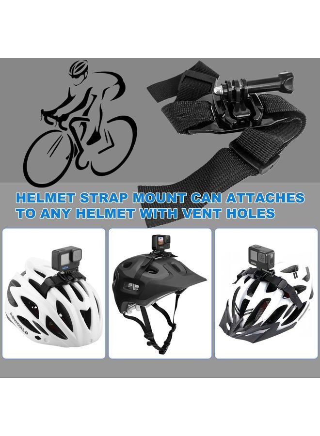 Sruim Vented Helmet Strap Mount for Insta360 ACE Pro One X5 X4 X3 X2 X R RS GO 2, Go pro Hero 13 and DJI OSMO Action 5 Pro Action Camera - Image 5