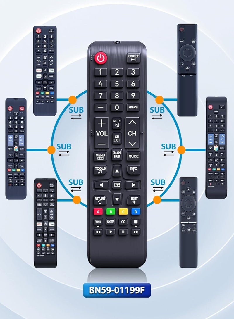 Universal Remote Control for All Samsung Smart LCD, LED, SUHD, UHD, and 3D TVs - Image 2