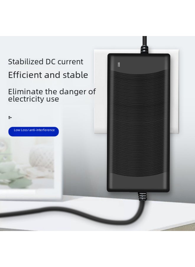 محول طاقة 12V5A مصباح LED مع شاشة LCD محرك صوت لمراقبة القرص الصلب 3A4A6A8A10A-اللون: 12V4A 48W