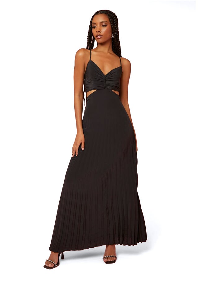 Pleated Cutout Maxi Dress - pzsku/ZFAF4561F60DB7E4770ABZ/45/_/1724326194/f8c04896-9509-4ad5-b991-ec694651ce8c