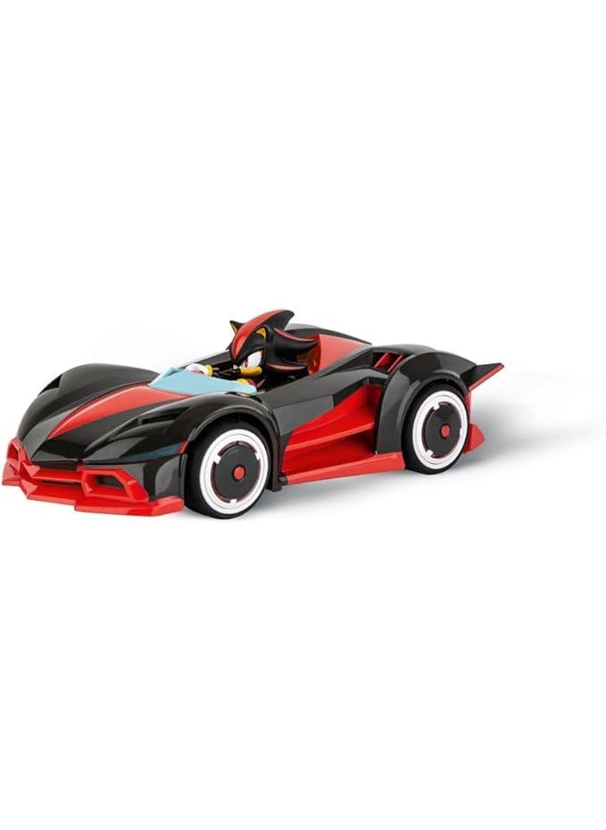 Carrera Carrera RC Team Dark-Shadow 1:20 Sonic Shadow Car with LED Lights, 2.4 GHz, Officially Licensed  - Image 1