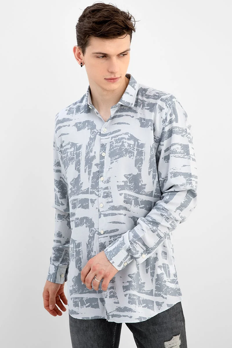 Snitch  Raw Grey Shirt for Men | Best Price UAE