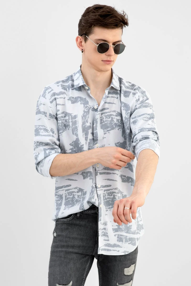 Snitch  Raw Grey Shirt for Men | Best Price UAE