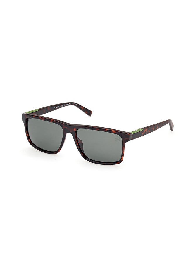 Timberland Men's Polarized Rectangular Sunglasses - TB0000652R58 - Lens Size: 58 Mm  - Image 1
