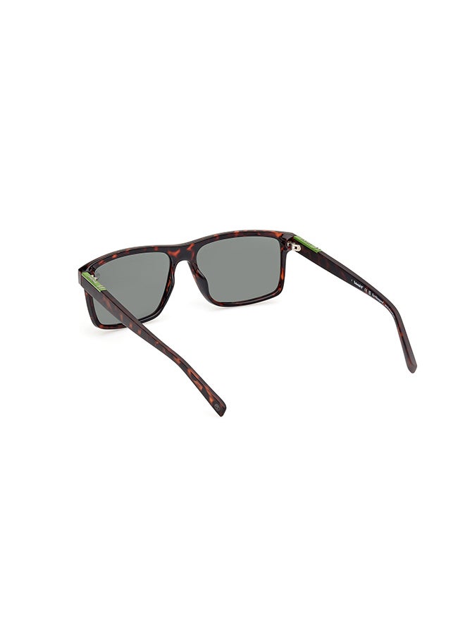 Timberland Men's Polarized Rectangular Sunglasses - TB0000652R58 - Lens Size: 58 Mm  - Image 3