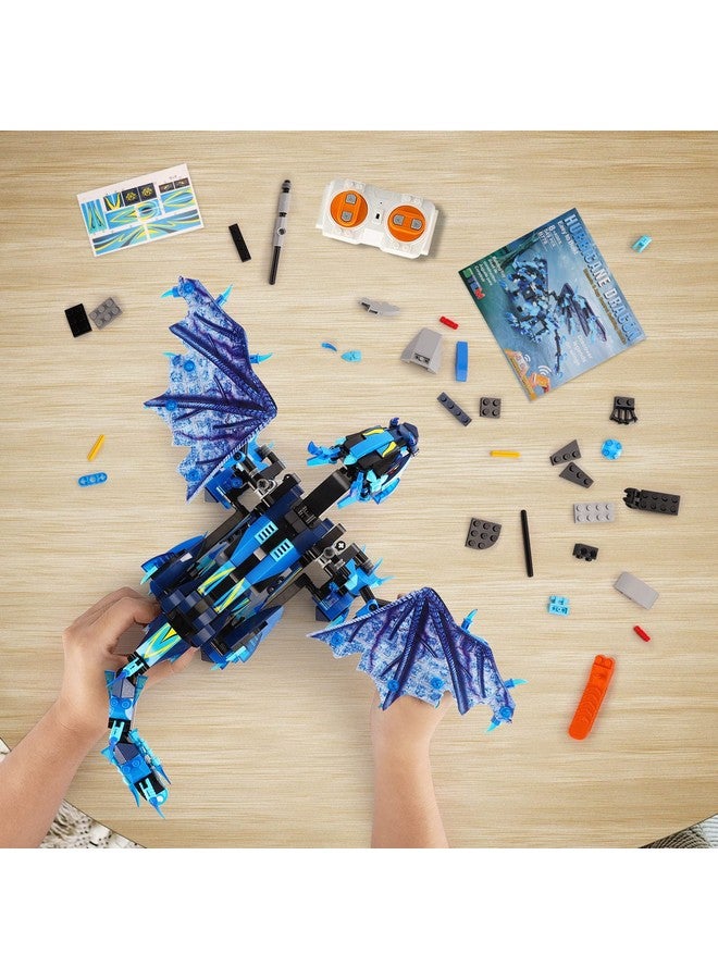 Sillbird Hurricane Dragon Building Kit Remote & App Controlled Stem Projects For Kids Age 812 Toys Gifts For Boys Girls Age 7 8 9 10 11 12 1416 New 2022 (549 Pieces)  - Image 5
