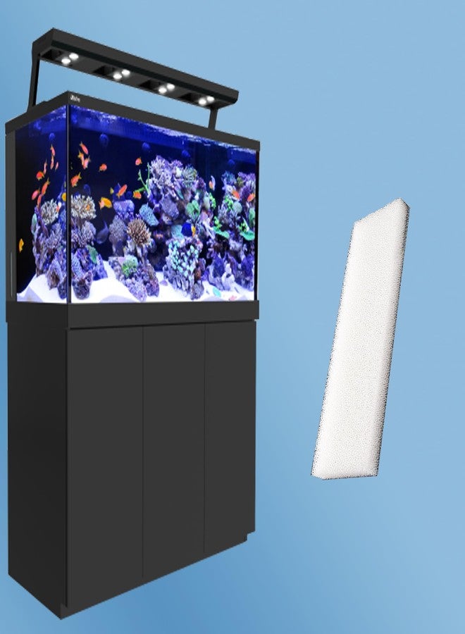Qzbhct 12 Pcs Aquarium Bio Sponge White Foam Filter Pads for Hagen Fluval 204, 205, 206, 304, 305, 306 (A-222) Filtration Systems - Image 5