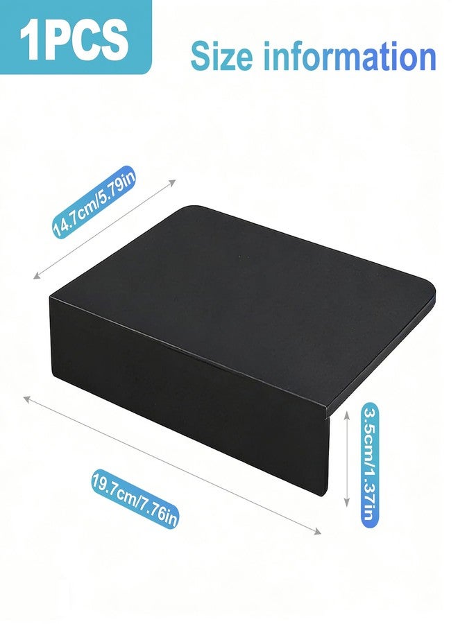 CoguZed Silicone Espresso Tamping Mat, L-Shaped Corner Edge Coffee Tamper Pad, Non-Slip Espresso Machine Accessories for Barista Station Countertop Protection, Black - Image 2