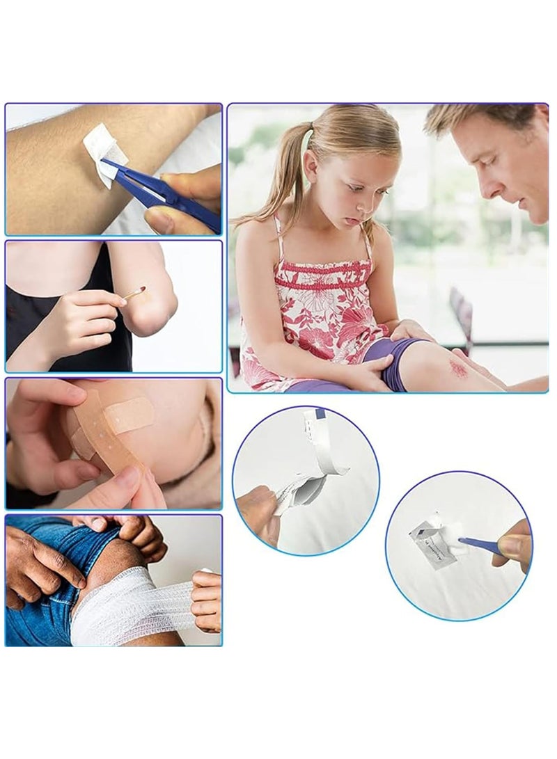 47 قطعة طقم إسعافات أولية ， طقم إسعافات أولية للسيارة ， أدوات إسعافات أولية نظيفة تعالج الجروح الطفيفة وتحمي الجروح البسيطة في المنزل للمشي لمسافات طويلة وحقائب الظهر والتخييم (أحمر) - Image 4