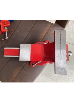 GREYTEN GREYTEN Bench Vice Bench Vise Drill Vice Germany Base Professional Heavy Steel Bench Vice Swivel Base Multipurpose Vise Anvil Heavy Duty Workbench Vise For Drilling Pipe Cutting 200mm Vice  - Image 4