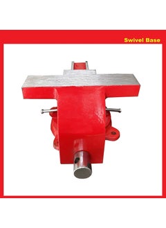 GREYTEN GREYTEN Bench Vice Bench Vise Drill Vice Germany Base Professional Heavy Steel Bench Vice Swivel Base Multipurpose Vise Anvil Heavy Duty Workbench Vise For Drilling Pipe Cutting 200mm Vice  - Image 5