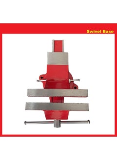 GREYTEN GREYTEN Bench Vice Bench Vise Drill Vice Germany Base Professional Heavy Steel Bench Vice Swivel Base Multipurpose Vise Anvil Heavy Duty Workbench Vise For Drilling Pipe Cutting 200mm Vice  - Image 2