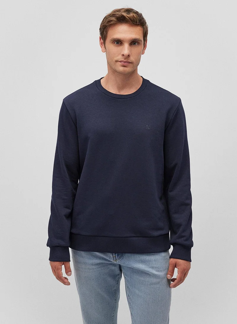 MAVI Crew Neck Navy Basic Sweatshirt