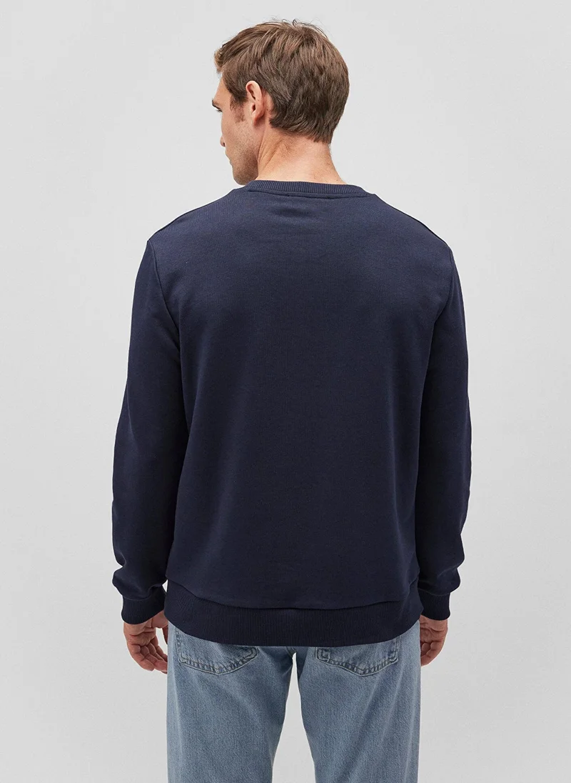MAVI Crew Neck Navy Basic Sweatshirt