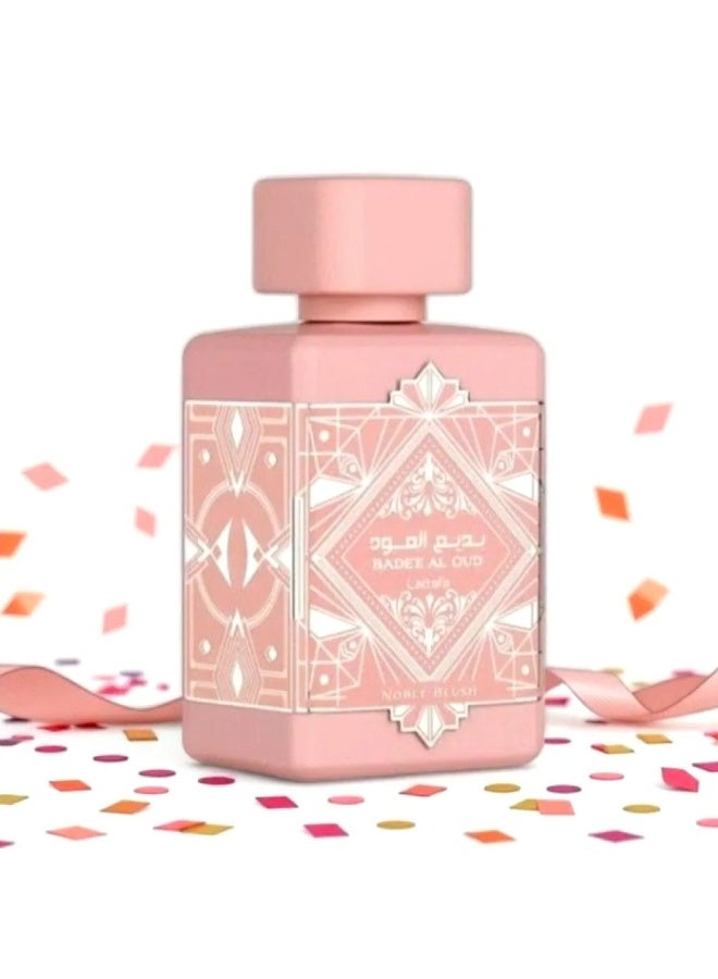 Lattafa Badee Al Oud Noble Blush Eau de Parfum Spray for Unisex, 3.4 Ounce - Image 2